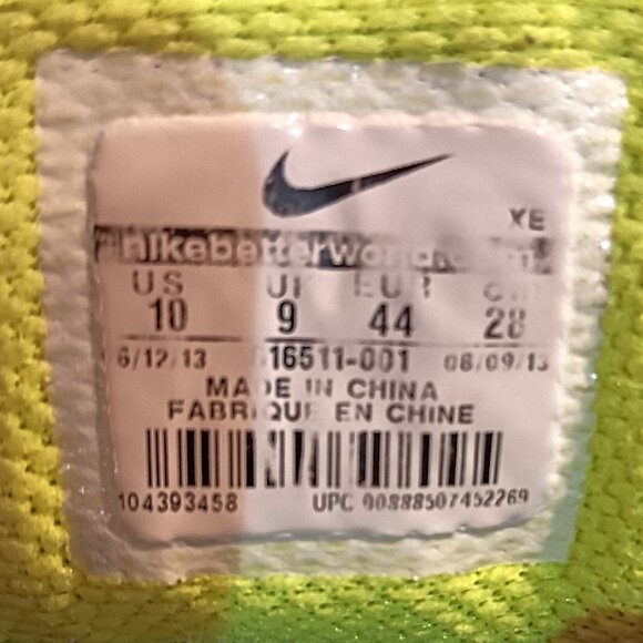 NIKE FLEX TRAIL 2 RUNNING SHOES, MEN'S SIZE 10, GRAY/ORANGE, - Picture 6 of 6